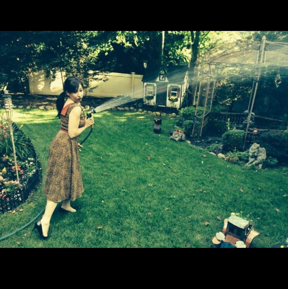 Leopard Tatyana vintage dress